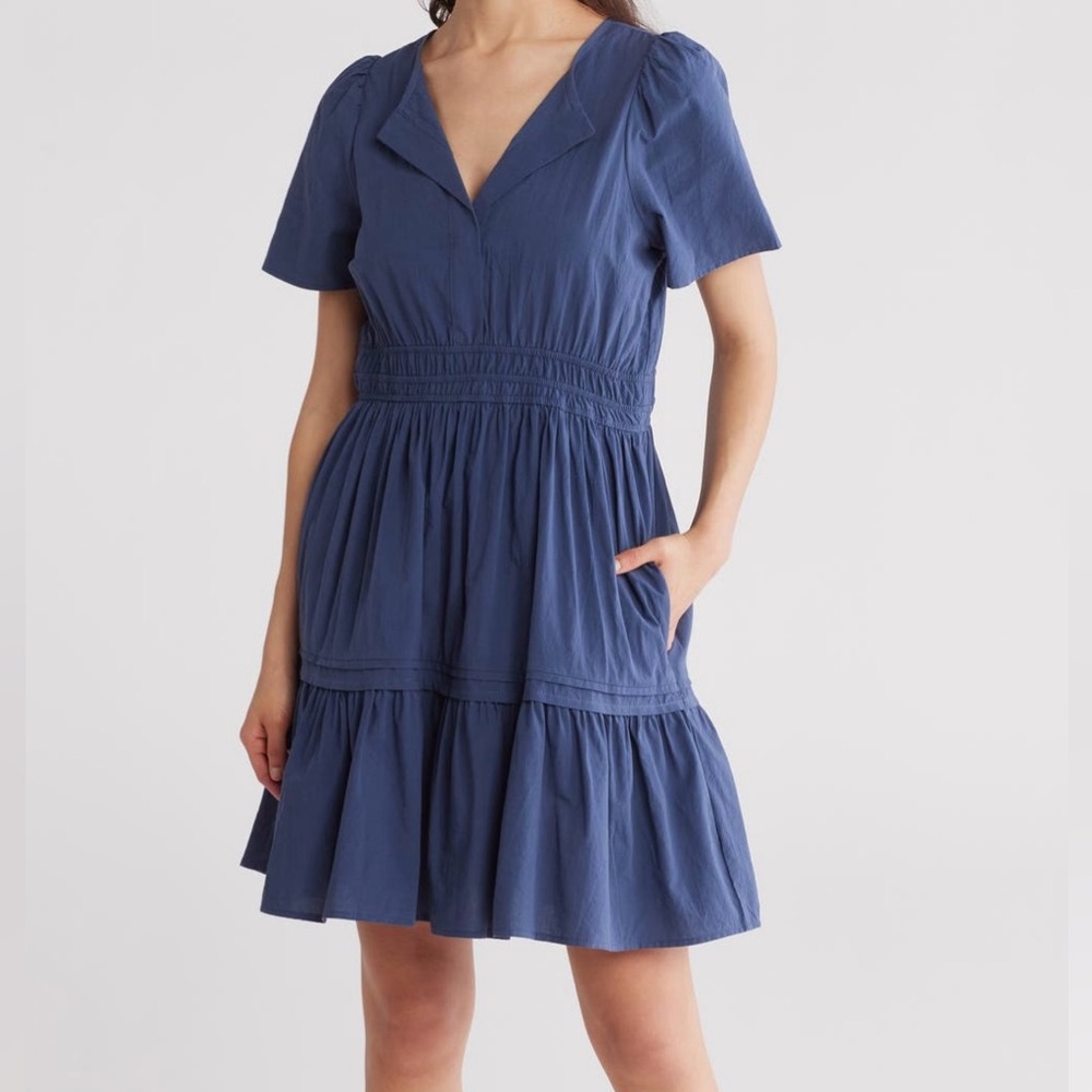 StitchDrop Short Sleeve Cotton Dress